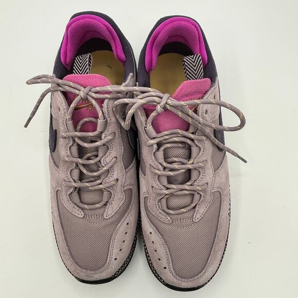 Nike Air Force 1 Wild Womens 8.5 Light Violet Ore FZ2600-200 Suede Mesh - Picture 7 of 12